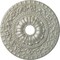 Ekena Millwork Vaduz Ceiling Medallion (Fits Canopies up to 3 1/2"), 23 1/2"OD x 3 1/2"ID x 2 1/8"P, Flash Copper CM23VAFCS - alternate 1